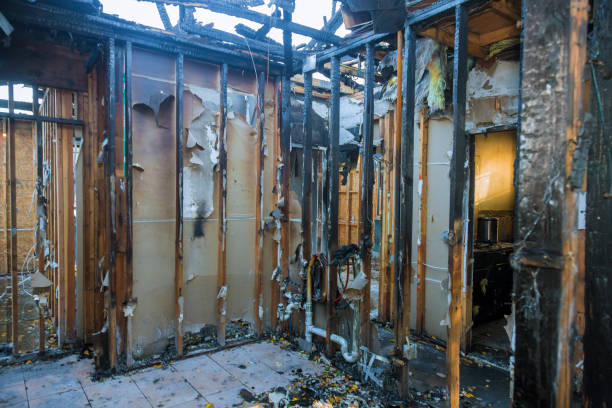 Professional Fire Damage Assessment technician working in New Middletown, OH